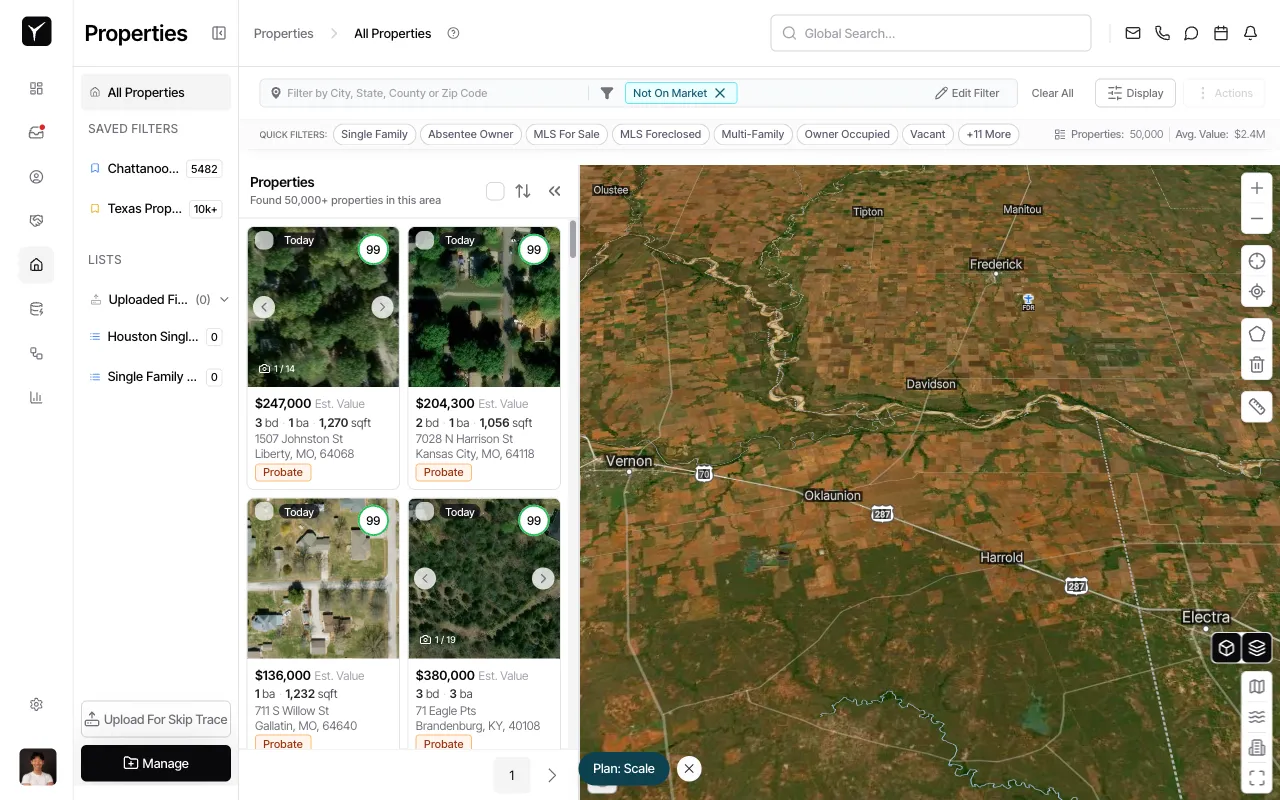 Step 1: Select properties