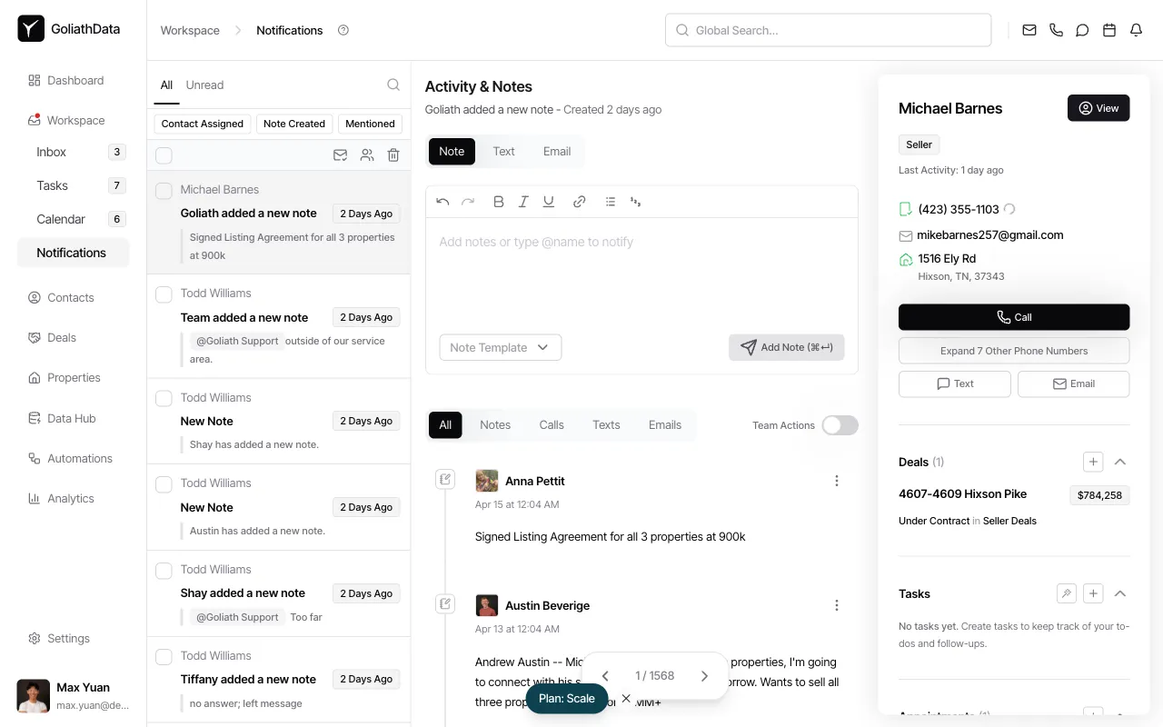 Step 1: Initial page state