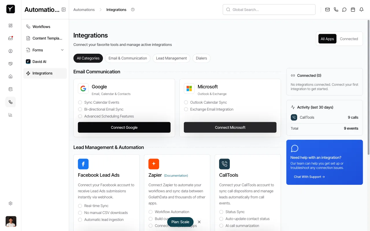 Step 1: Navigate to Integrations