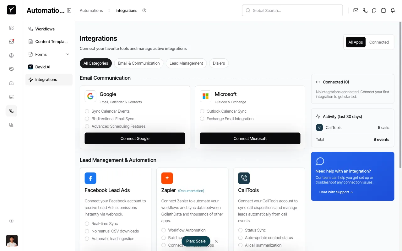 Step 1: Navigate to Integrations