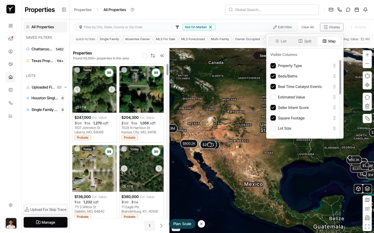 Step 2: Select List view
