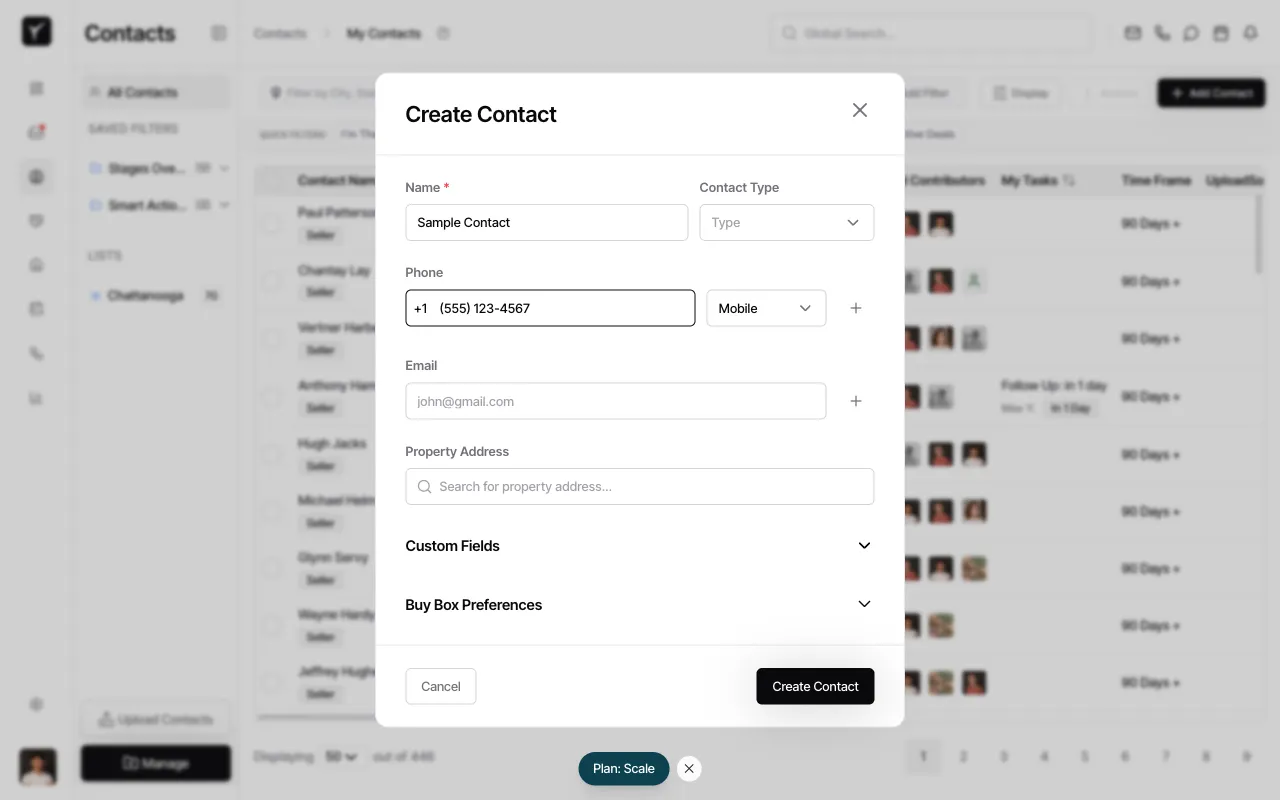 Step 5: Enter phone number