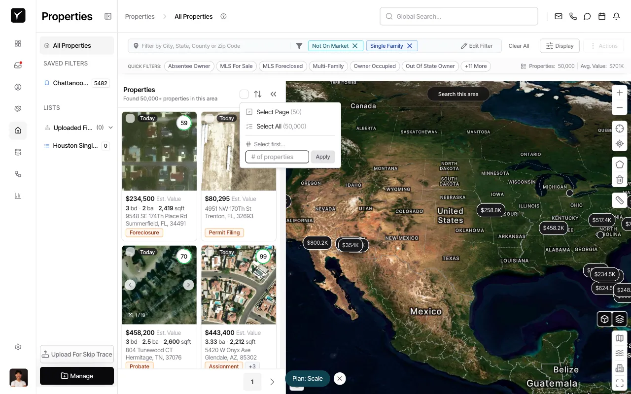 Step 8: Filtered results