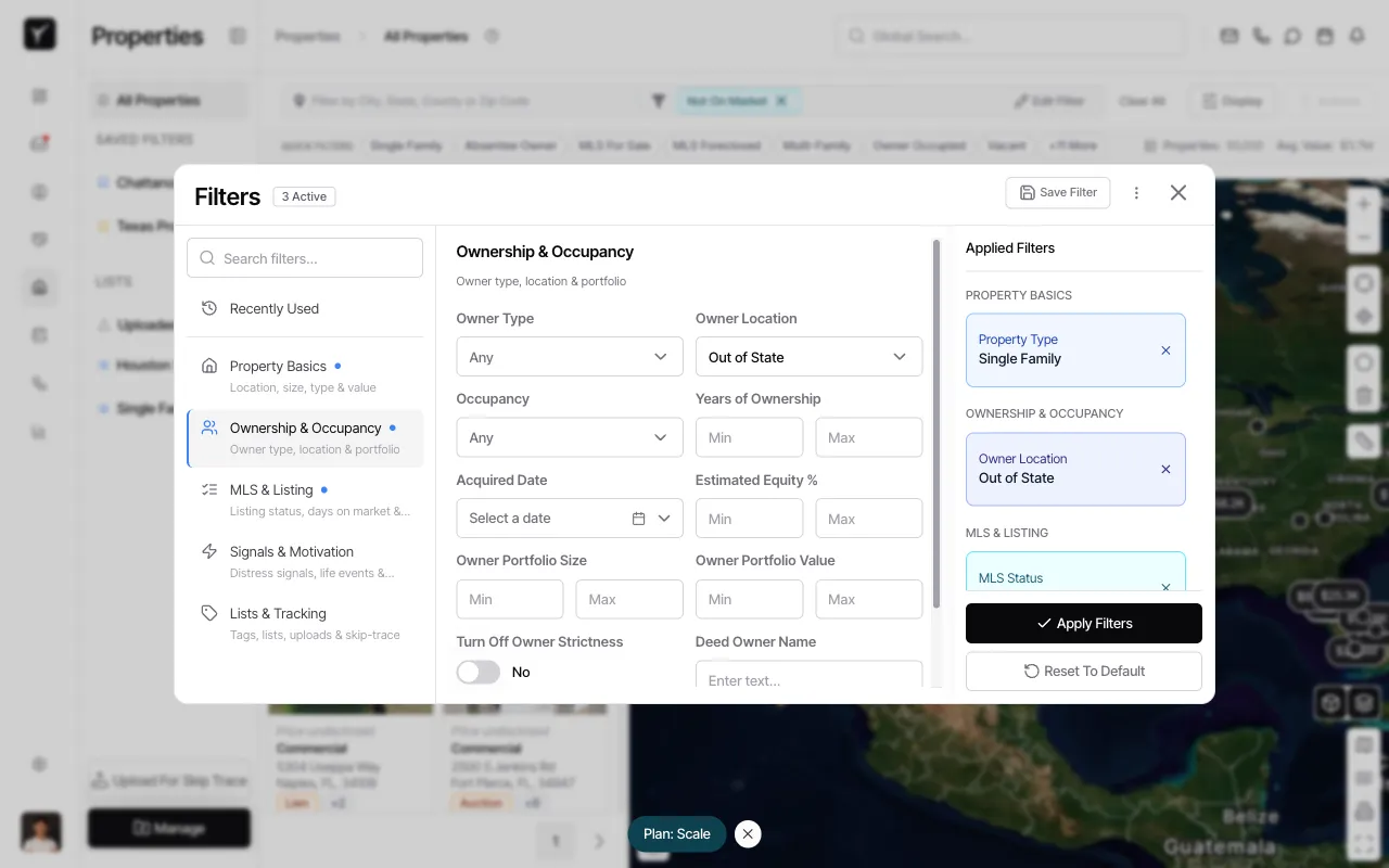 Step 7: Select Out of State