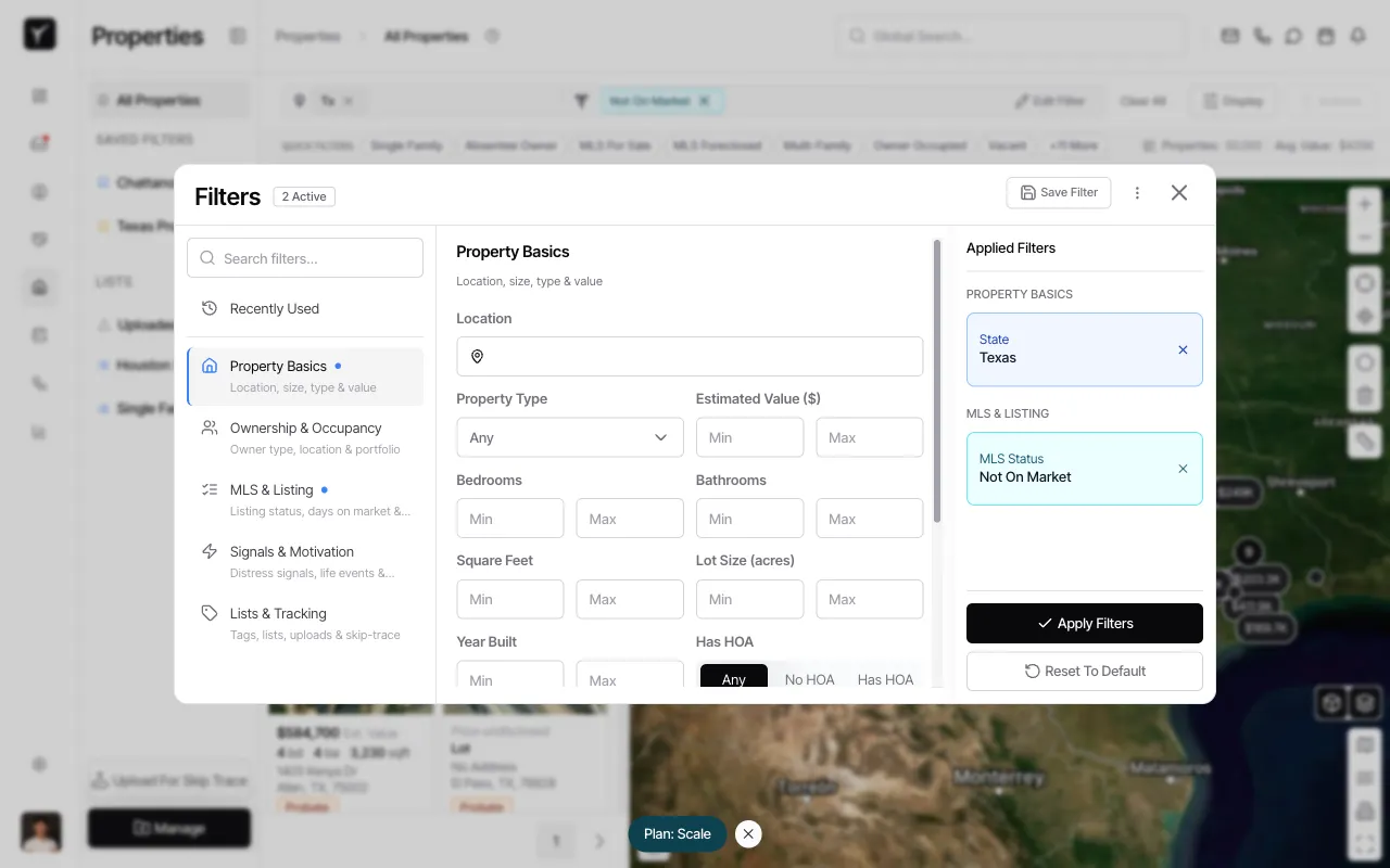 Step 8: Opening the Save Filter dialog