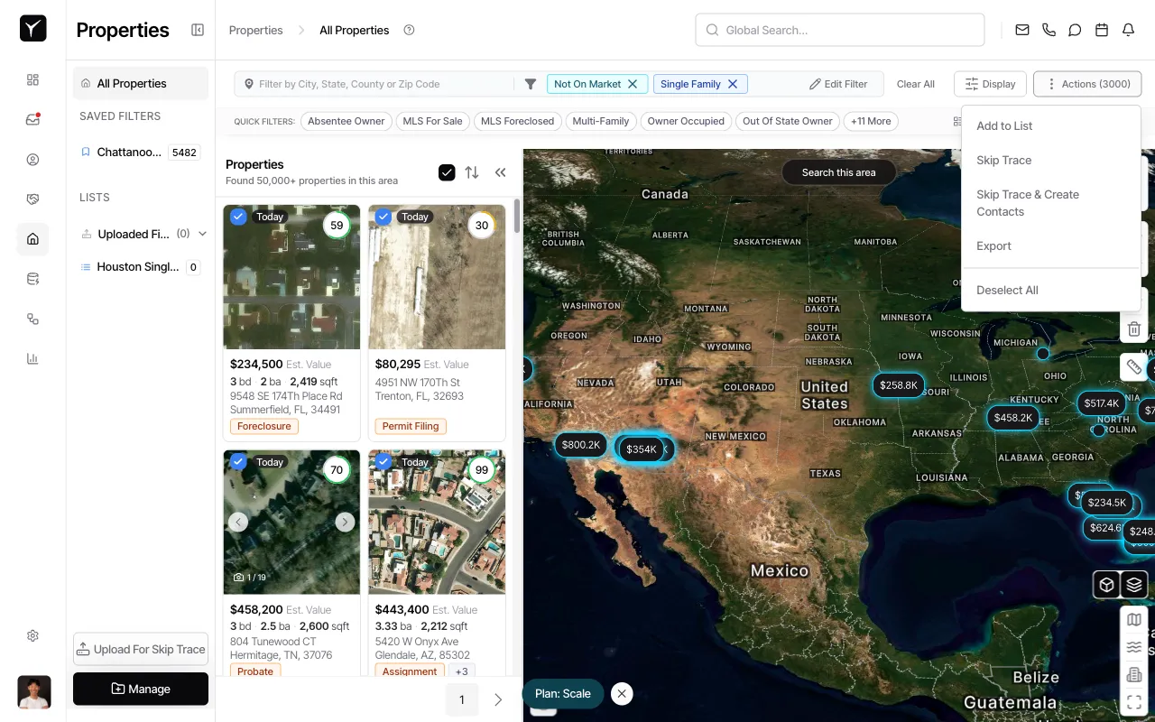 Step 10: Properties selected