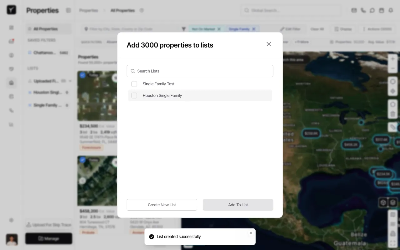 Step 14: List created