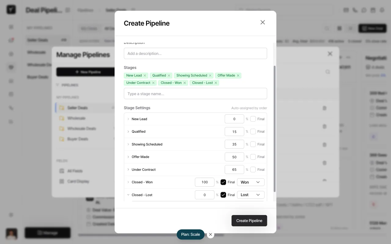 Step 6: Click Create Pipeline
